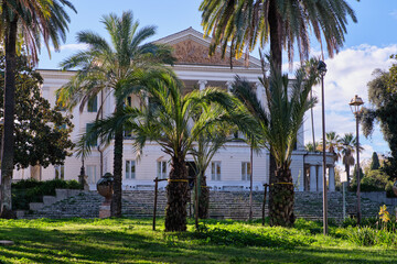 Fototapeta premium Villa Torlonia city park in Rome, Italy