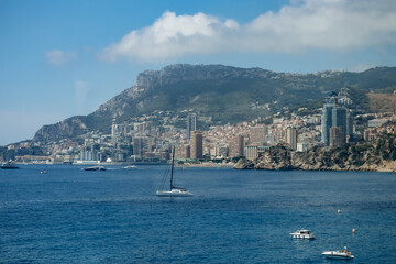 A view of the Principality of Monaco from Cap Martin