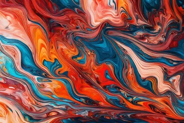 Colorful abstract painting background. Liquid marbling paint background. Fluid painting abstract texture.