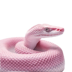 Fototapeta premium Pink Snake. PNG 