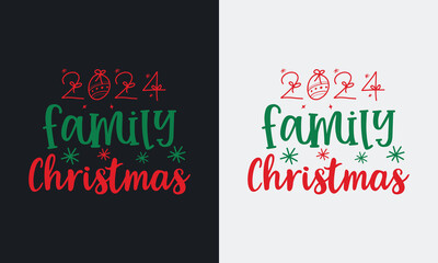 typography Christmas holiday t-shirt design. 