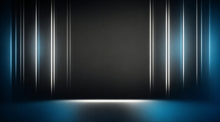 Abstract background with magic light. AI
