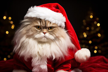 Santa Claus Cat