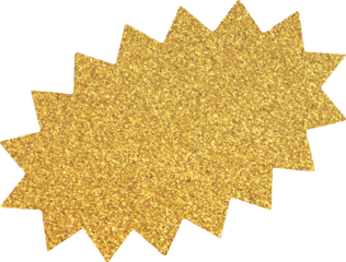 Gold glitter sale sticker, price tag, starburst, sunburst