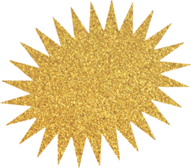 Gold glitter sale sticker, price tag, starburst, sunburst