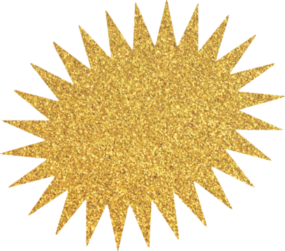 Gold glitter sale sticker, price tag, starburst, sunburst