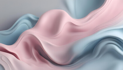 Obraz premium Abstract pastel pink and blue color paint with pastel gray background