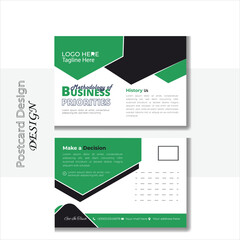 Professional  Business Postcard Design Template, digital marketing agency postcard design,suitable for Landscape flyer or Landscape brochure cover design.


