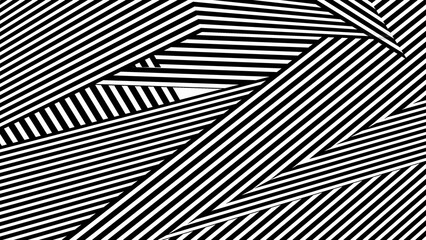 Abstract background with black and white stripes.Wallpaper in UHD format 3840 x 2160.Wallpaper 4k.