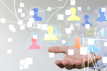 Social networking scheme - Mixed media