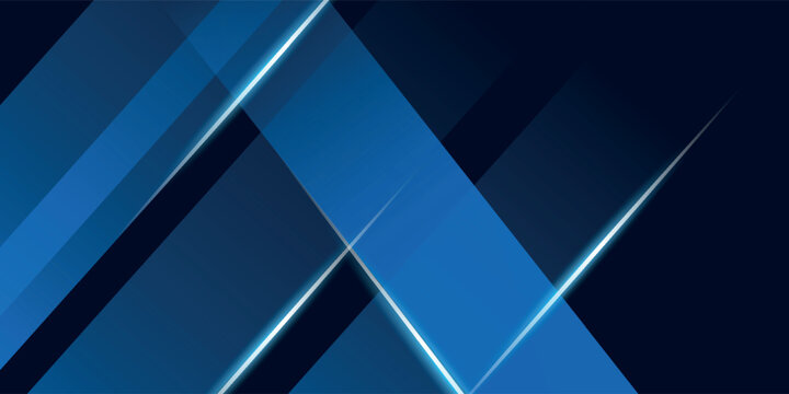 Blue black abstract background geometry shine and layer element vector for presentation design. Suit for business, corporate © lutfia