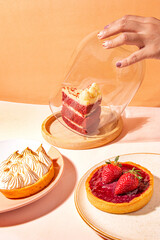 table setting for a coffee time