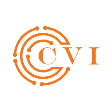 CVI letter design. CVI letter technology logo design on white background. CVI Monogram logo design for entrepreneur and business