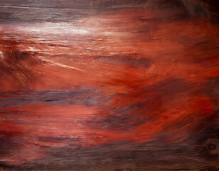 wood texture red oil painted 