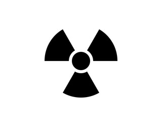 フラット原子力マーク：黒 © designbeginner