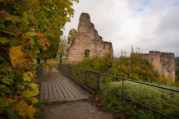 Castle ruin, Gerolstein, Germany