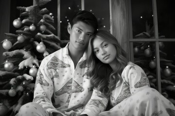 Obraz premium Holiday Pajamas - Generative AI