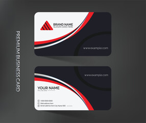 modern business card template layout