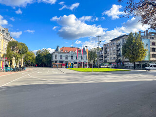 Serbia city street Pozarevac