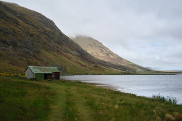 old house on the Emma lake in new zealand