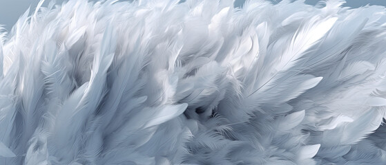 Obraz premium Silvery gray colored fuzzy angora background, made with Generative AI