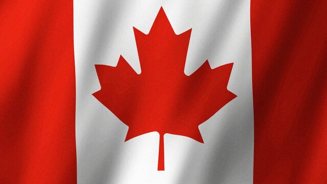 Canada flag waving in the wind. Flag of Canada images