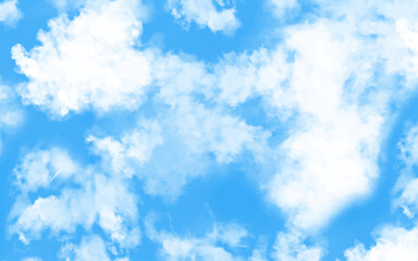 Abstract blue watercolor background.Hand painted watercolor. vector