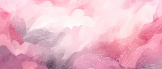 Pastel pink watercolor abstract illustration background, made with Generative AI