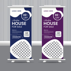 Modern Creative Rollup Banner/ Poll up Banner-templates 
