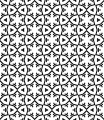 Fototapeta premium Black seamless abstract pattern. Overlay for background and backdrop. Ornamental design. PNG graphic illustration with transparent background.