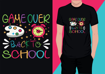Welcome Back to School T-shirt Design My First Day of School Shirt Design Back To School