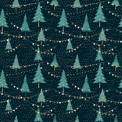 Obraz premium christmas tree background