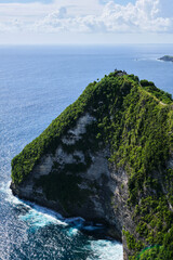 the coast of the nusa penida island