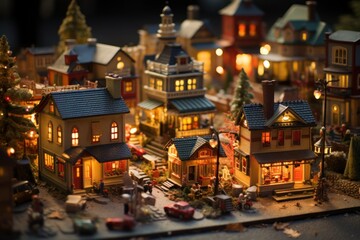 Christmas Village Displays - Generative AI