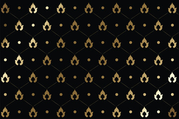 black and gold seamless pattern. wallpaper, decoration, or any desired idea. Luxurious.