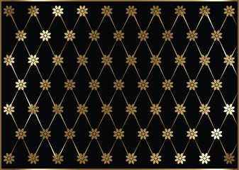 Vector luxury pattern in vintage fashion design. 