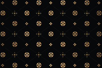 seamless background, Luxury golden floral design for wallpaper. printing, packaging. Ideal for printing on fabric or paper for Wallpapers, Textile, gift wrapping or fabric printing