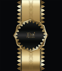Line Thai, Thai art pattern vector, Concept The Arts of Thailand, Thai Art Modern Design New Style Vector Illustration .