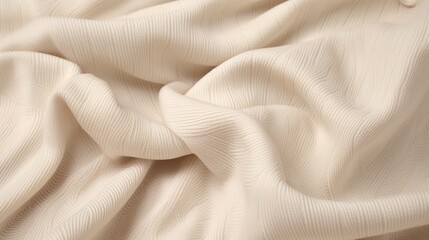 Luxury soft smooth beige cashmere fabric texture background.