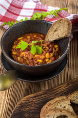Mexican chili con carne.
