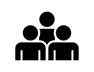 Symbol, ikona ludzi. Plik wektorowy.