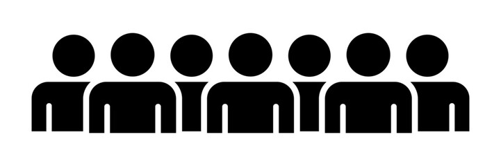 Symbol, ikona ludzi. Plik wektorowy. © robert6666