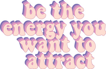 Law of attraction quote, aesthetic vintage pink typography