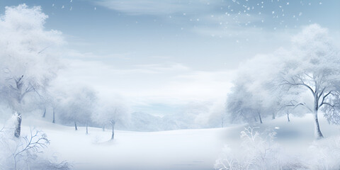Arctic Dreams: Sunlight and Serenity in a Christmas Snow scape, Snowflakes Symphony Capturing the Beauty of a Winter Landscape generative AI