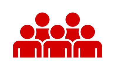 Symbol, ikona ludzi. Plik wektorowy.