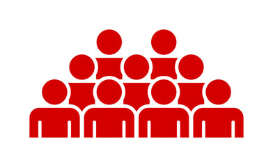 Symbol, ikona ludzi. Plik wektorowy.