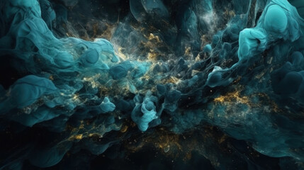 Fototapeta premium Colorful liquid abstract painting background for design and presentation