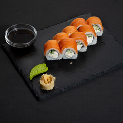 Sushi Philadelphia. Japanese food. Japanese snack