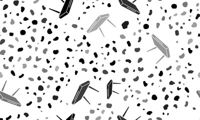 Abstract seamless pattern with router symbols. Creative leopard backdrop. Illustration on transparent background