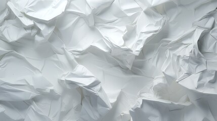 Fototapeta premium Seamless crumpled paper texture background til